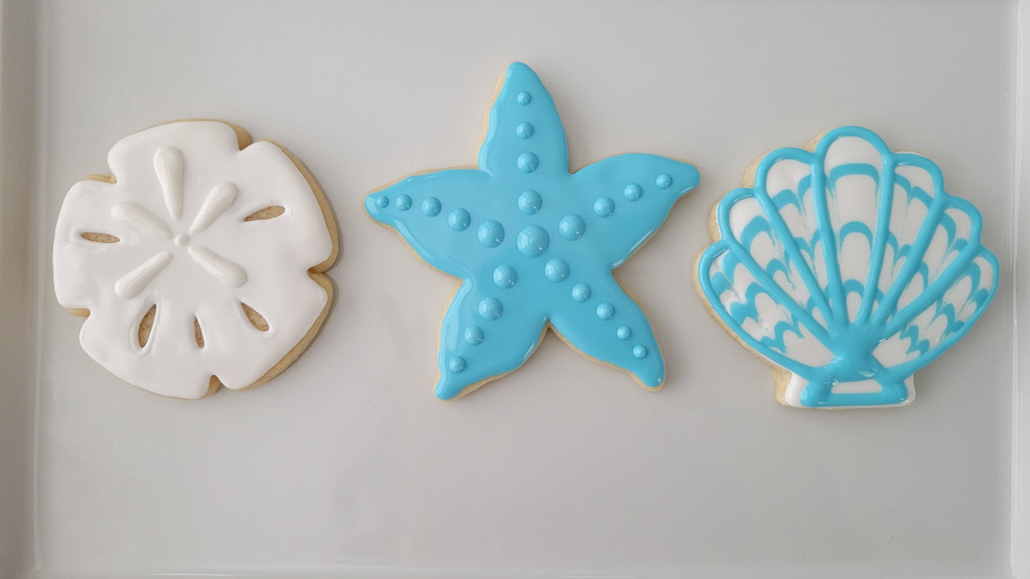 June 27 Tidal Treasures 3pc Cookie Class at San Jose Smallcakes